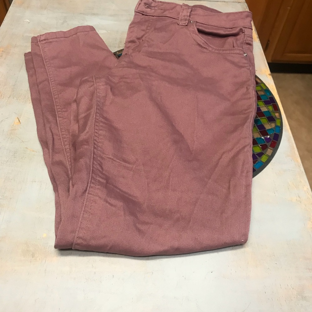 Light pink skinny jeans by Ashley mason!